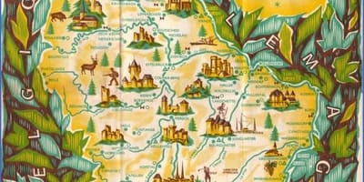 Карта Луксембурга атракције