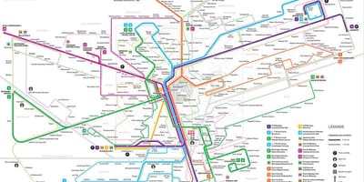 Карта метро Луксембурга